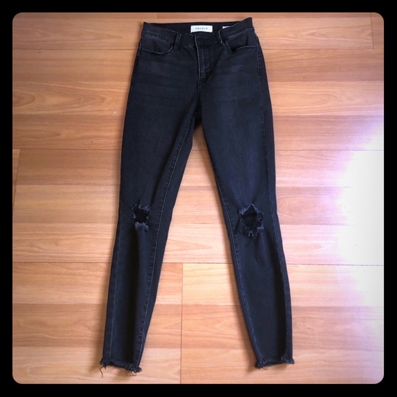 Pacsun High Rise Black Ankle Jeggings - Picture 10 of 16
